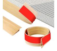 ZTOWOTO 100cm PVC Barre De Seuil,Flexible Seuil De Porte Adhesif AntidéRapant, Moquette Transition de Seuil Pour RevêTement De Sol,Portes, Carrelage,Bois (Largeur:7cm-Grain de bois brut-A5015)