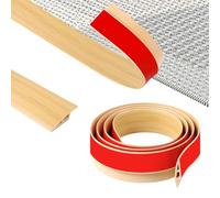 ZTOWOTO 200cm PVC Barre De Seuil,Flexible Seuil De Porte Adhesif AntidéRapant, Moquette Transition de Seuil Pour RevêTement De Sol,Portes, Carrelage,Bois (Largeur:5cm-Grain de bois brut-A5010)