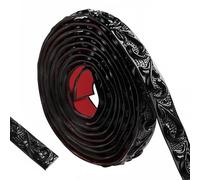 ztowoto Moulure Murale Flexible 300cm, Autocollant Imperméable Plafond 3D Vintage, Décoration Maison (Noir-2cm)