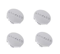 ztpato 4 Pièces Cache-moyeux,pour Lynk&Co 01 02 03 04 05 06 07 08 09 60mm Auto Cache Moyeux Capuchons Centre ABS Jantes Enjoliveurs Décoration Voitures Accessoires,B-Silver