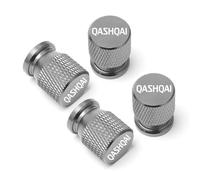 ztpato 4 Pièces Capuchon de Valve Auto,pour NIS-san Qashqai Bouchons de Tige de Valve Pneu Roue Pneu Anti-poussière Décoration Accessoires,B-Silver