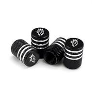 ztpato 4 Pièces Capuchon de Valve Auto,pour Saab Scania 95 93 900 9-7 600 97X Bouchons de Tige de Valve Pneu Roue Pneu Anti-poussière Décoration Accessoires,A-Black