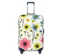 ZTPOWQA Atomic Housse de valise extensible universelle Motif étoiles, Noir , M, Bagage à main