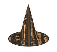 ZTPOWQA Chapeau de saison unisexe avec imprimé hiéroglyphe égyptien antique - Accessoire de fête de carnaval - Cosplay - Couvre-chef festif à thème