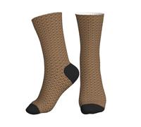 ZTPOWQA Chaussettes de sport respirantes pour homme et femme - Motif bonbon en pain d'épice, 2 Noir-2, Taille unique