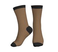 ZTPOWQA Chaussettes de sport respirantes pour homme et femme - Motif bonbon en pain d'épice, 3 noir, Taille unique