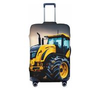 ZTPOWQA Company Housse de valise extensible universelle Motif tracteur agricole, Noir , M, Bagage à main