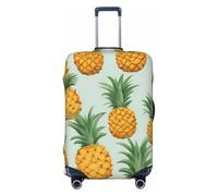 ZTPOWQA Housse de protection pour valise, lavable, motif ananas mignon, élastique, anti-rayures, Noir , M