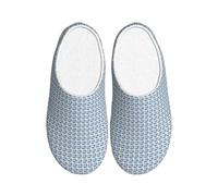 ZTPOWQA Pantoufles bleues en forme de voilier 1 impression pratiques anti-boulochage lavables pour femme et homme Semelle TPR Chaussures d'intérieur et d'extérieur