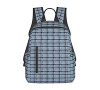 ZTPOWQA Sac à dos léger et polyvalent imprimé drapeau grec résistant à l'eau Sac à dos de voyage unisexe Sac à dos quotidien