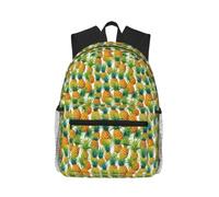 ZTPOWQA Sac à dos unisexe avec imprimé ananas tropicaux exotiques - Sac à dos léger et décontracté - Pour gym, voyage, randonnée, trajets quotidiens en extérieur