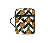 ZTPOWQA Sac de rangement estival avec imprimé ananas pour hommes et femmes, pasteurs, organiseur étanche pour écritures