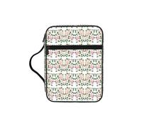 ZTPOWQA Sac de rangement étanche avec imprimé flamant rose et feuilles pour homme et femme pasteurs