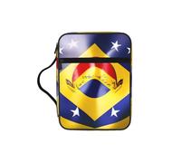 ZTPOWQA Sac de rangement imperméable avec drapeau du Venezuela pour homme et femme pasteurs