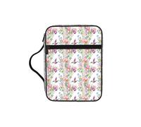 ZTPOWQA Sac de rangement imperméable pour homme et femme pasteurs avec imprimé oiseaux et fleurs