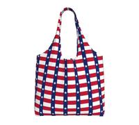 ZTPOWQA Sac fourre-tout en toile écologique avec imprimé drapeau de l'État du Texas, sac à main pour le shopping, les voyages, le quotidien