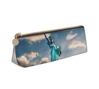 ZTPOWQA Trousse à crayons avec imprimé Statue de la Liberté à New York - Grande capacité - Sac de rangement pour l'école et le quotidien