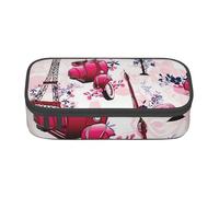 ZTPOWQA Trousse à crayons fonctionnelle et élégante Motif Tour Eiffel Paris Pour adolescents filles adultes école université utilisation quotidienne