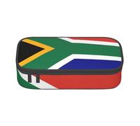 ZTPOWQA Trousse fonctionnelle et élégante avec motif drapeau de l'Afrique du Sud pour adolescentes, filles, adultes, école, université, usage quotidien