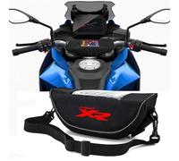 ZTQLIJQF Sacoche De Guidon Grip Sac De Rangement pour Guidon De Moto, Étanche Et Anti-poussière, Sac De Navigation Accessoires De Moto pour BMW F900XR F900 XR F 900 XR(Color:Black Logo2)