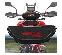 ZTQLIJQF Sacoche De Guidon Grip Sac De Rangement pour Guidon De Moto pour Honda CRF300L CRF 300L CRF 300 L, Sac De Rangement Étanche Et Anti-poussière, Sac De Navigation(Color:Black Logo5)