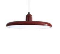 ZTTECH Lampe Suspendue LED 40cm Moderne 36W avec Température de Couleur Réglable Lampe de Plafond 3000K/4500K/6000K Métal et Acrylique pour Salle à Manger Cuisine Salon (Rouge + Rouge)