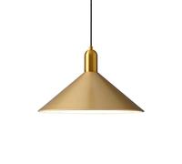ZTTECH Lampe Suspendue Minimaliste Moderne 35 cm Hauteur Réglable Douille E27 Suspension Métallique pour Îlot de Cuisine Salle à Manger Chambre Bar Café (Or)