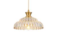 ZTTECH Suspension Luminaire Verre Vintage 30cm Hauteur Réglable E27 Lampe Suspendue pour Cuisine Salle à Manger Chambre Salon (Or+Ambre)