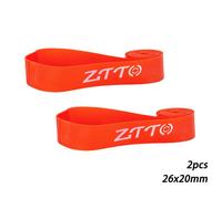 Ztto-Bandes De Jante En Pvc De Qualité Supérieure Pour Vélo De Route Et Vtt,Roues De Vélo Pliantes,20 Pouces,24 Pouces,26 Pouces,27.5 Pouces,29 Pouces,700c,2 Pièces - Type 26inch 20mm Red
