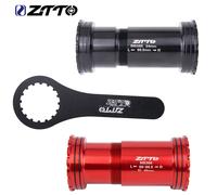 ZTTO BB386 support de pédalier de vélo à pression et outil d'installation roulement en céramique en acier 24 30mm vtt vélo de route BB DUB GXP pédalier BB386 24 Red