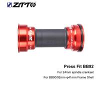 Ztto Bb92 Vtt Vélo De Route Souhaits Fit Invite Astronomique Ket 41mm Bb90 Bb86 Pf92 24mm Pédalier Pédalier Broche Pour Bb72 Sm Bb71-41a - Type Bb92 Red #A