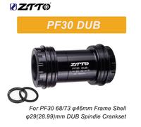 Ztto-Pédalier À Broche Pf30sh Souhaits Fit,Support Rapide Astronomique,Roulement En Céramique,Route Vtt,68mm,73mm,Cadre 46mm,Manivelle Dub 28.99,22mm,24mm,30mm - Type Pf30 Dub Black