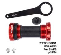 Ztto-Pédalier À Roulement Externe Pour Vtt,Outil D'invite Astronomique,Filetage De Vélo Pour Pièces Prowheel,Pédalier,Pédalier,Bb91,Bsa,68,73,24mm - Type Bb91 Red-Tool