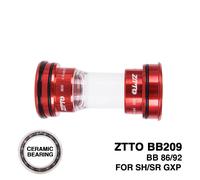 Ztto-Pédalier Sx Universel Pour Vélo De Route Et Vtt,Accessoire En Céramique À Ajustement Serré,Compatible Avec Cadre Bbgene,Bb92,Bb90,Bb86,24mm,22mm - Type Ceramic Bb209 Red