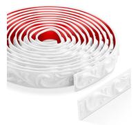 ZTVOWTO 3 Mètres Modanatura per Pareti Stacca e Incolla, Modanatura 3D per Soffitto, Modanatura Decorativa per Cornici di Specchi, Telai di Porte, Soffitti, Decorazioni per La Casa(Blanc)