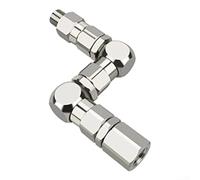 ZType Joint pivotant à 360 degrés pour pulvérisateurs de peinture sans air 6500 PSI Construction en acier inoxydable haute pression avec mouvement multi-angles et installation facile