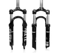 ZTZ Fourche de Suspension de vélo Pliable de 50 cm, déplacement de 80 mm, moyeu Spatial de 100 mm, QR 9 mm, Fourche Avant de Frein à Disque de Verrouillage, idéal pour vélo Pliant, BMX, VTT