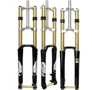 ZTZ Fourche de Suspension pour VTT - 180 mm - Alliage de magnésium - Axe de 20 mm - Fourche sans Filetage de 26 cm