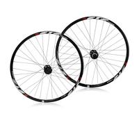 ZTZ Roues de VTT de 26"/69,8 cm/73,7 cm, jantes ultra légères en alliage d'aluminium 32H haute résistance, frein à disque à dégagement rapide, compatible cassette 7-12 vitesses (roues avant + arrière,