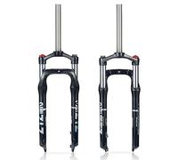 ZTZ VTT Fourche Avant 26 Pouce Ultra Léger en Alliage D'aluminium VTT Suspension Vélo Amortisseur Fourche Avant 4.0 Pneu Argent