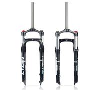 ZTZ VTT Fourche Avant 26 Pouce Ultra Léger en Alliage D'aluminium VTT Suspension Vélo Amortisseur Fourche Avant 4.0 Pneu Argent
