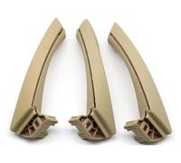 ZTZHVNVGK poignée de porte Pour BMW Pour Série 3 Pour E90 Pour 318 Pour 320 Poignée Intérieure Voiture Panneau Porte Intérieur Tirer Garniture Couvercle Avant Arrière(Beige Lhd 6pcs)