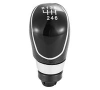 ZTZHVNVGK Pour Ford Pour Fiesta MK7 Pour Focus MK2 FL 5 Levier Transmission Manuelle À 6 Vitesses Pommeau Vitesse Voiture Handball Pommeau Vitesse(Black,6 Speed)
