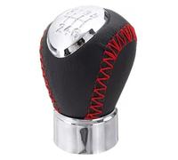 ZTZHVNVGK Pour Mazda 6 GG GY 5 CR 3 BK 323 323F BJ Pour MPV Pour PREMACY CP 626 GF GW XEDOS RX-8 MT Pommeau Levier Vitesse Stick Pen Pommeau Vitesse(Red Stitch 6-speed)