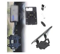 ZTZHVNVGK Support Téléphone Double Amortissement pour BM&W R850RT R1150RT Support Chargement sans Fil GPS Et Téléphone Portable Moto