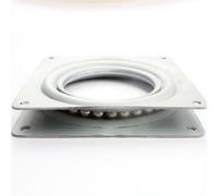 ZTZTZ Remplacement de pièces Chaise Bureau, Plaque tournante pivotante à roulement métallique 360 °, plaques pivotantes roulantes for Table for Meubles(2inches)