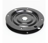 ZTZTZ Remplacement de pièces Chaise Bureau, plaques pivotantes Rondes 6 Pouces Portant Le siège Bateau, Base Perles Plateau tournant, présentoir Rotatif à 360 degrés, matériel Meubles Complet