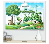Zu Besuch in Erbsheim (hochwertiger Premium Wandkalender 2026 DIN A2 quer), Kunstdruck in Hochglanz: Ein zum Kugeln grüner Erbsenspaß