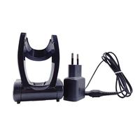 ZUADZAFC Cordon d'alimentation HQ8505 Et Support De Charge Pliable RQ11, Compatible avec Philips, Norelco, Rasoir SensoTouch 2D RQ1150, RQ1160 Et RQ1190(EU Plug 1set)