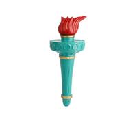 Zuasdvnk Accessoires du 4 juillet - Couronne de déesse et lampe de poche, costume patriotique de vacances, lot de 3 accessoires légers pour l'école, les défilés, les événements, le jour de